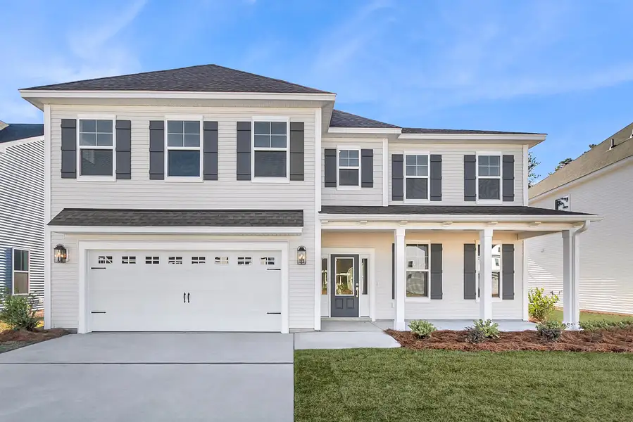 Front exterior of a new home in , Summerville, SC, highlighting curb appeal (Image 2). Front exterior of a new home in , Summerville, SC, highlighting curb appeal (Image 2).