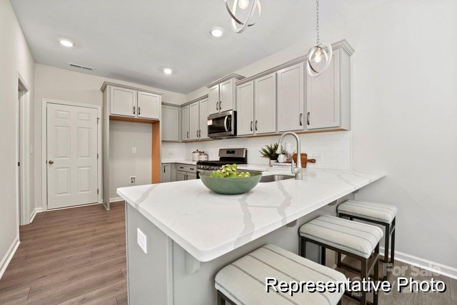 Furnished interior view inside a new home in Morgan Hills, Albemarle (Image 11).