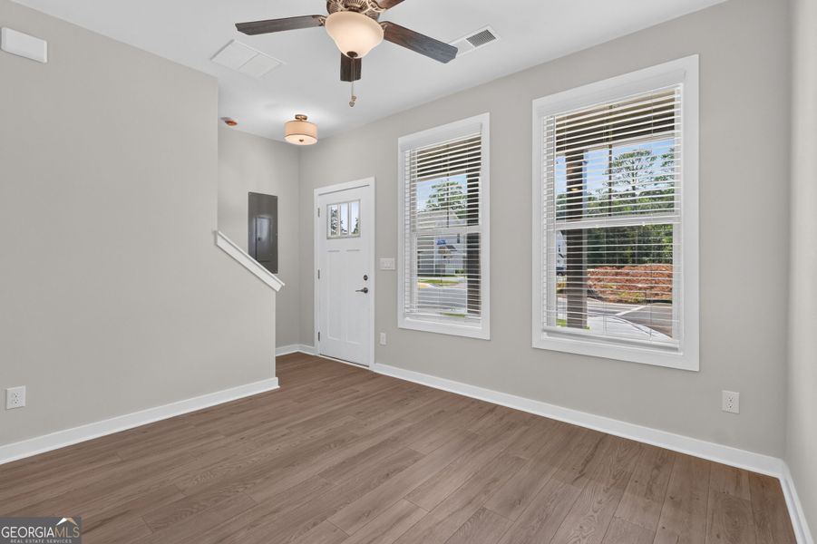 Spacious, unfurnished interior of a new home in The Cottages at East Lanier, Fayetteville (Image 10).