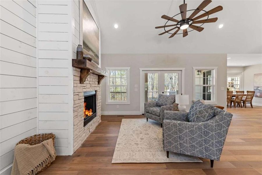 Furnished interior view inside a new home in , Morganton (Image 37).