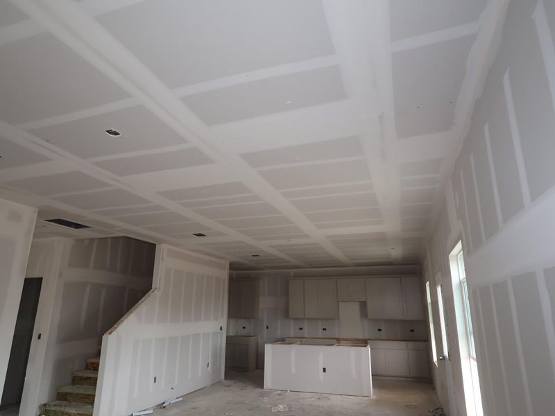 In-progress construction of a new home in Cascades at Onion Creek, Austin, TX (Image 4).
