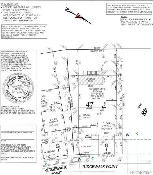 Plot Plan