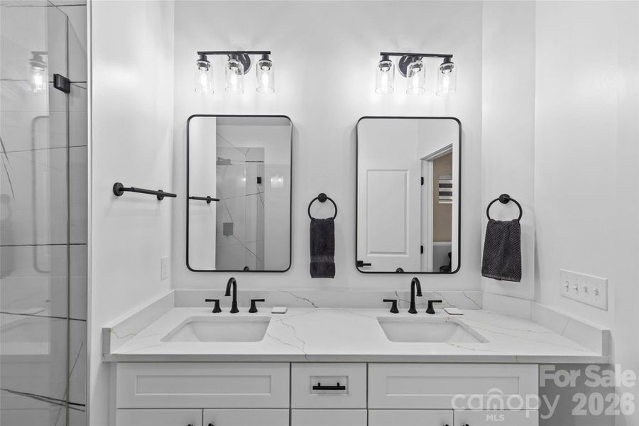 Furnished interior view inside a new home in , Charlotte (Image 10).