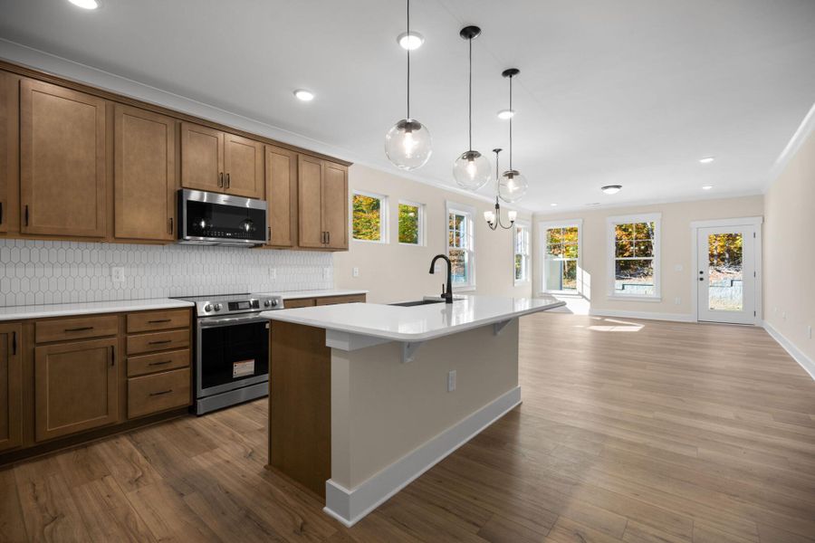 Furnished interior view inside a new home in Harbor Crossing, Greensboro (Image 7).