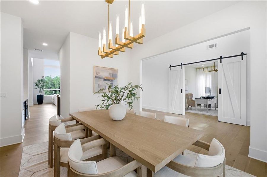 Furnished interior view inside a new home in , Alpharetta (Image 47).