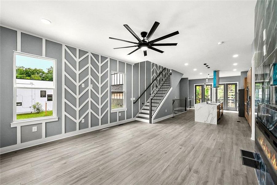 Spacious, unfurnished interior of a new home in , Atlanta (Image 12). Spacious, unfurnished interior of a new home in , Atlanta (Image 12).