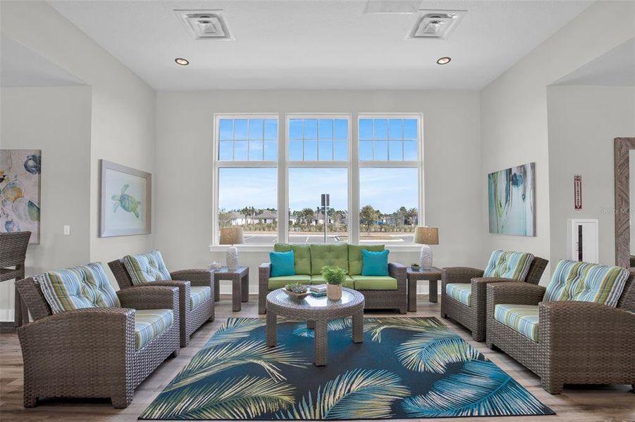 Furnished interior view inside a new home in , Palm Coast (Image 38).