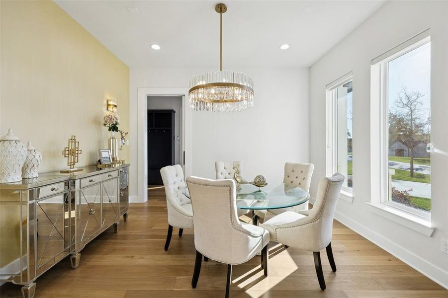 Furnished interior view inside a new home in , Flower Mound (Image 29).