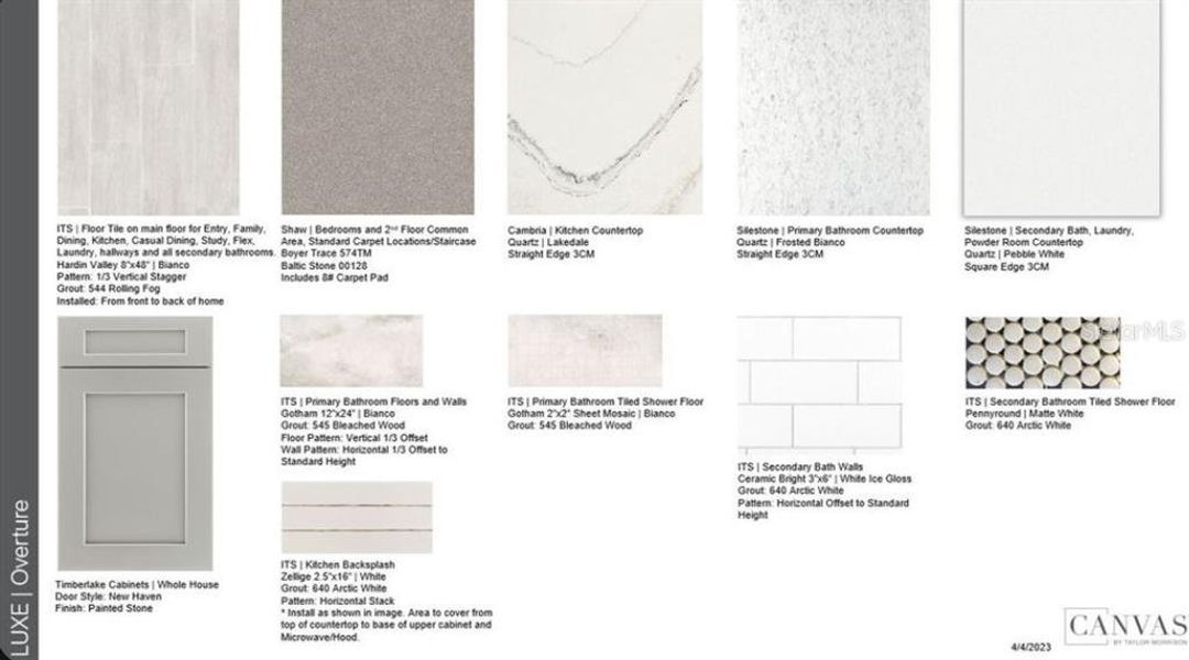 Sample of building materials used in homes in Esplanade at Westview, Kissimmee (Image 16). Sample of building materials used in homes in Esplanade at Westview, Kissimmee (Image 16).