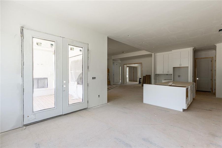 In-progress construction of a new home in , Buford, GA (Image 17).