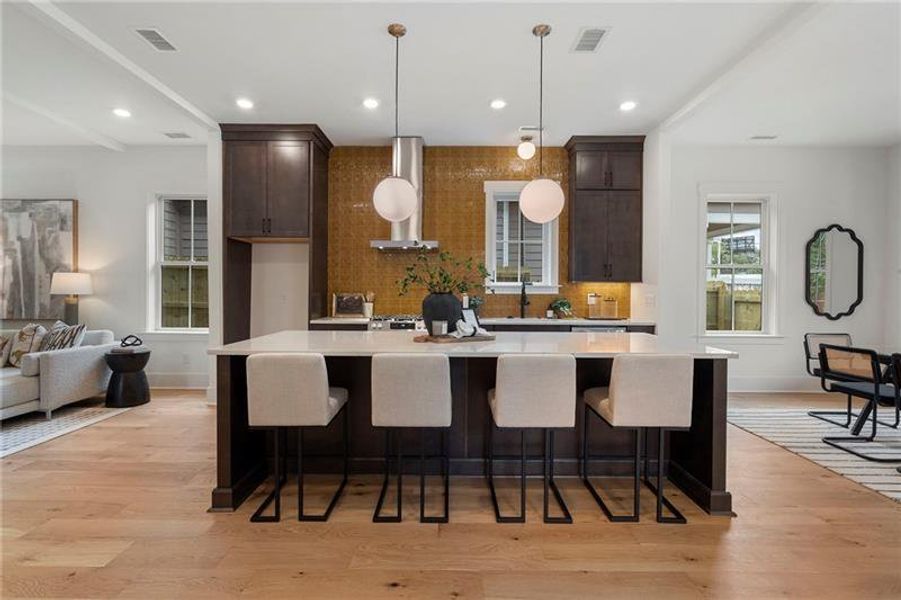 Furnished interior view inside a new home in , Atlanta (Image 18).