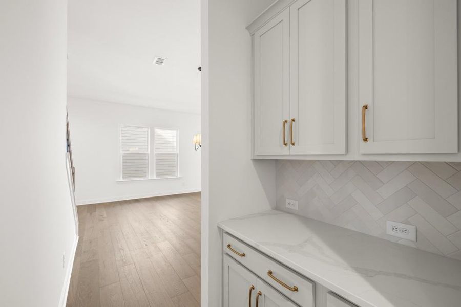 Furnished interior view inside a new home in East Harbor II at Chestatee, Dawsonville (Image 6).