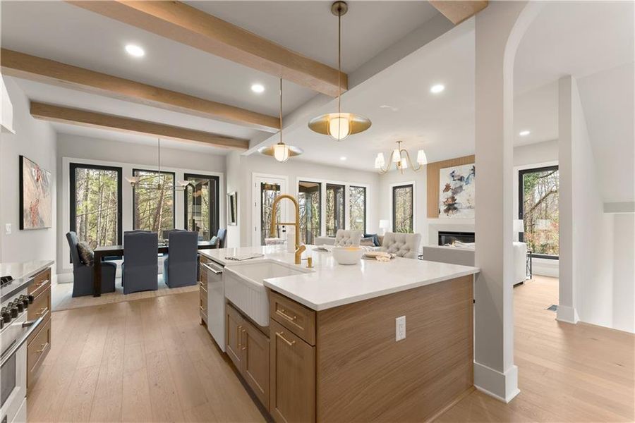 Furnished interior view inside a new home in , Cumming (Image 13).