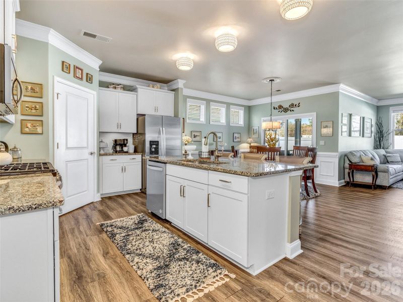 Furnished interior view inside a new home in , Hendersonville (Image 29).