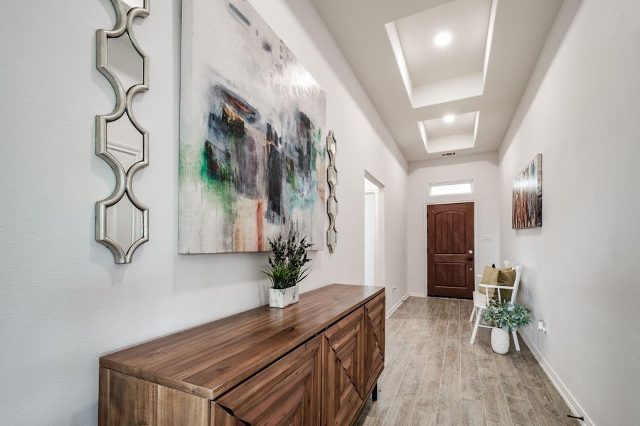 Bright secondary bedroom with generous closet space.