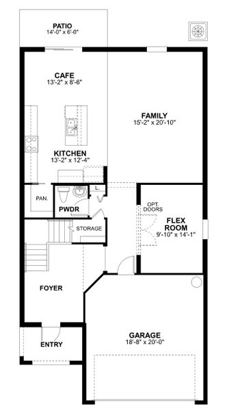 Image 5 representing the Bali by M/I Homes in Meadow Oaks, Hudson, FL.