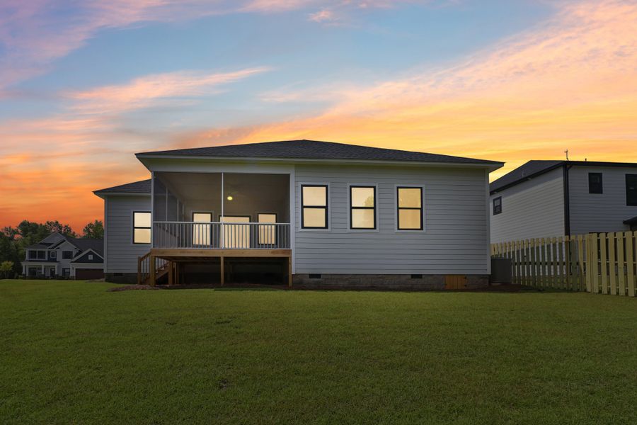 Representative exterior photo of a completed home built from the Gardener ll by Great Southern Homes in Blythewood Farms, Blythewood, SC (Image 23). Representative exterior photo of a completed home built from the Gardener ll by Great Southern Homes in Blythewood Farms, Blythewood, SC (Image 23).