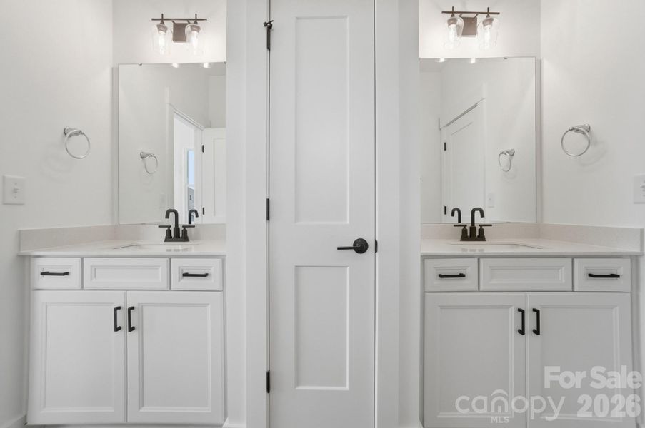 Furnished interior view inside a new home in Robinson Oaks, Gastonia (Image 14).