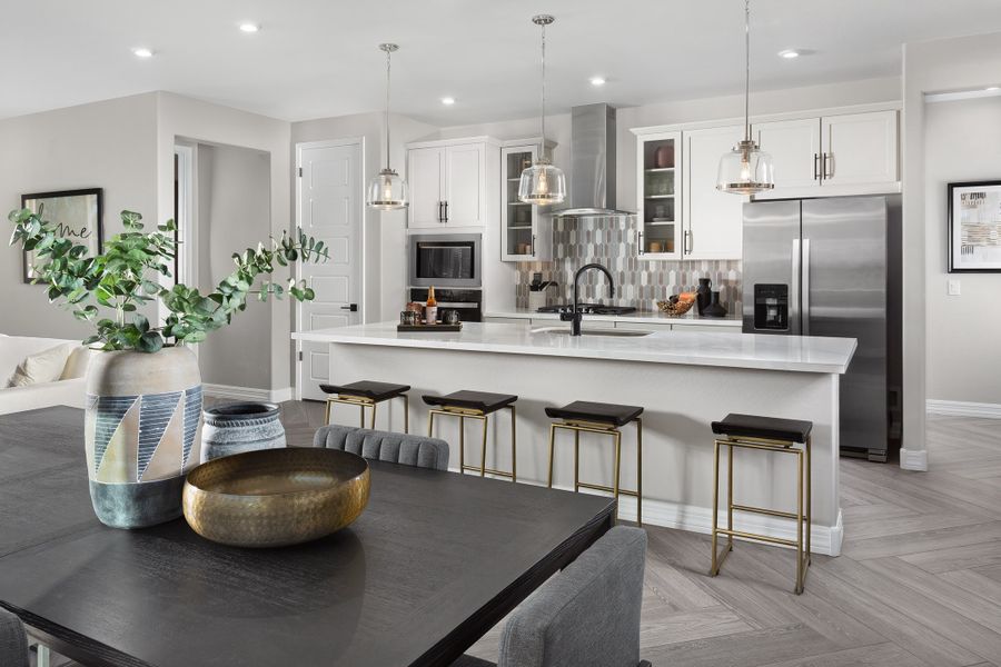 Representative furnished interior of a home built from the Pinehurst by Beazer Homes in Acacia Foothills at Estrella: Acacia Foothills II, Goodyear (Image 6).
