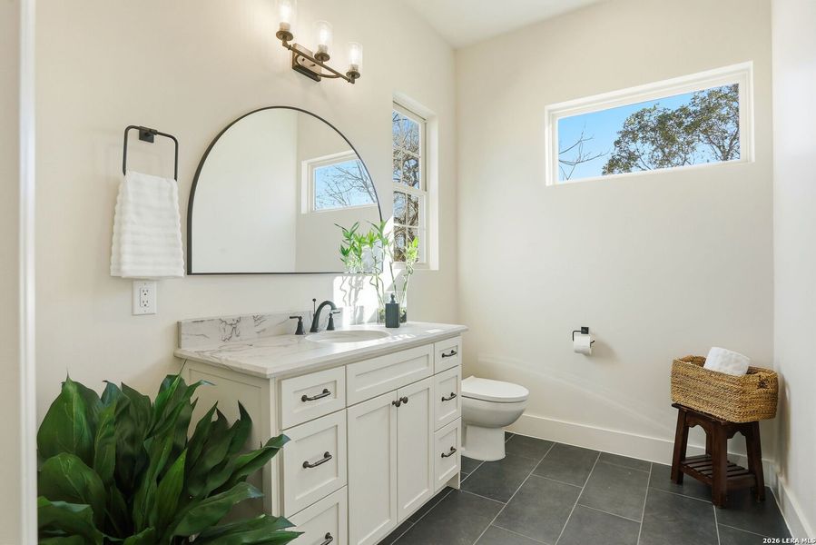 Furnished interior view inside a new home in , Terrell Hills (Image 17).