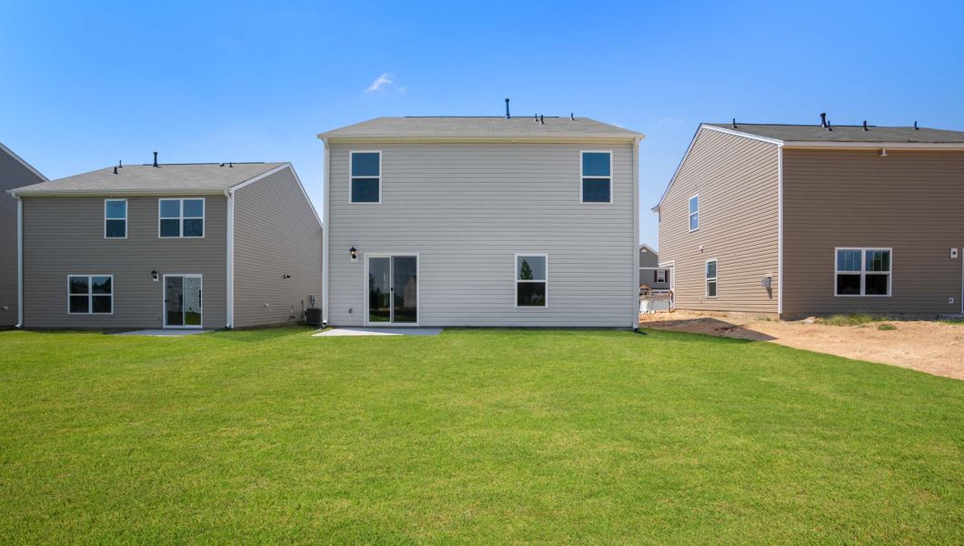 Exterior details and patio area of a home in Harrier Point, Woodruff (Image 3).