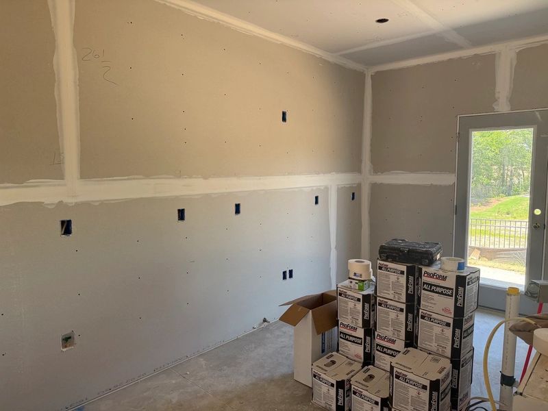 In-progress construction of a new home in Towns at The Point, Rolesville, NC (Image 7).