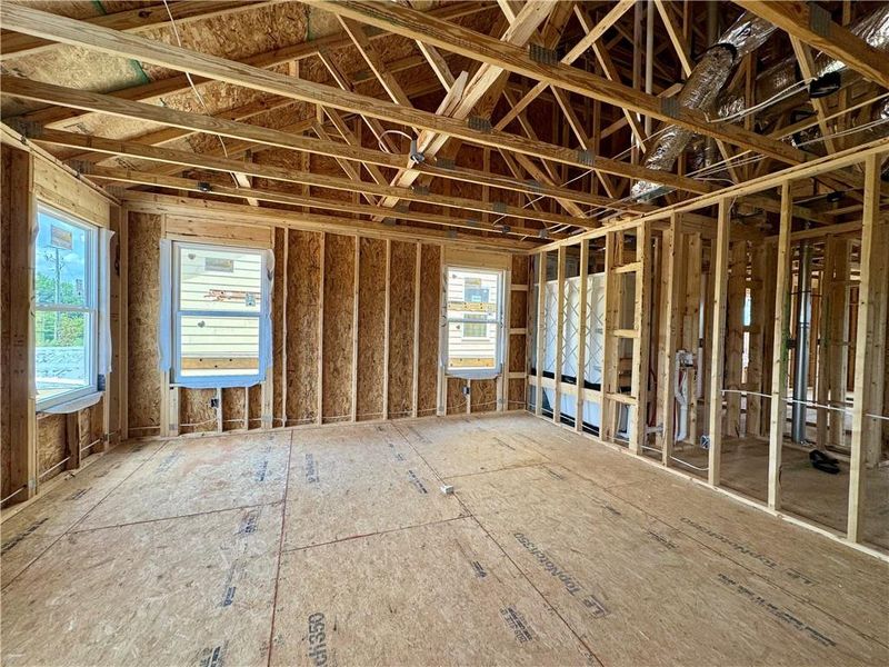 In-progress construction of a new home in Eastlyn Crossing, Flowery Branch, GA (Image 12). In-progress construction of a new home in Eastlyn Crossing, Flowery Branch, GA (Image 12).