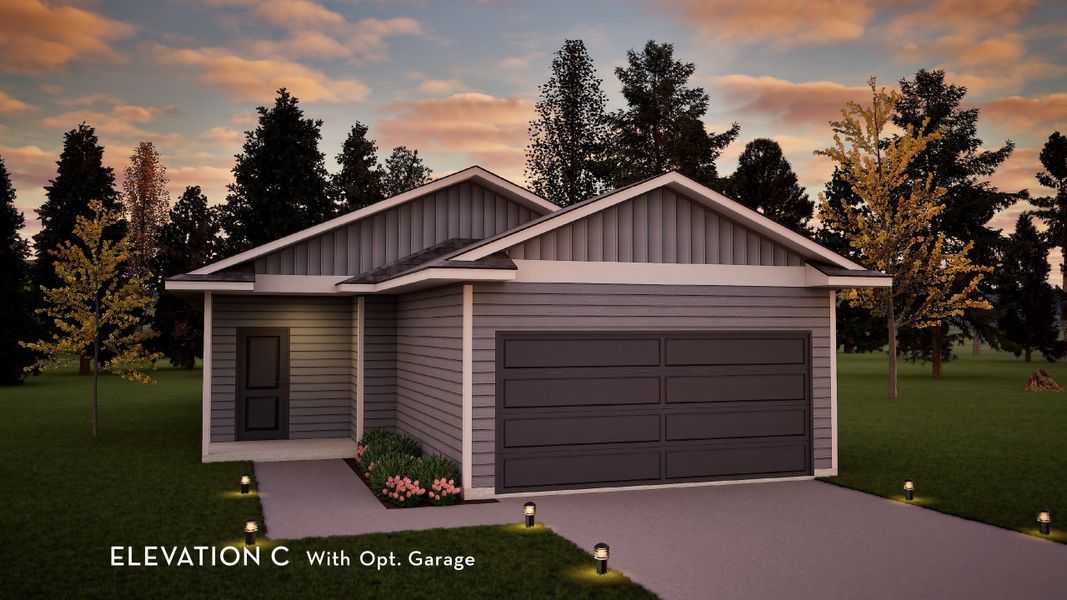 Representative exterior photo of a completed home built from the Hancock by CastleRock Communities in Stonehenge, Manchester, TN (Image 12).