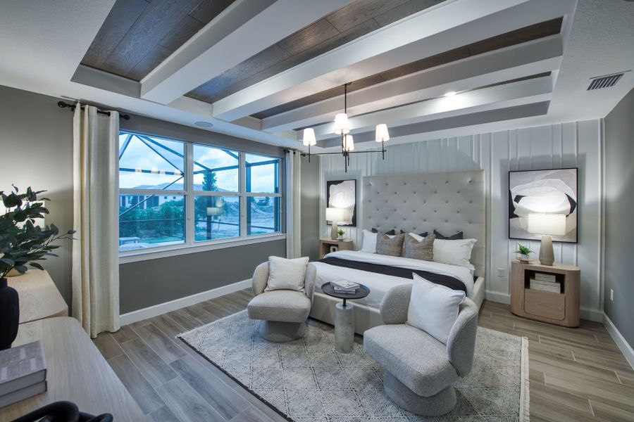 Furnished interior view inside a new home in Costa Pointe, Vero Beach (Image 4).