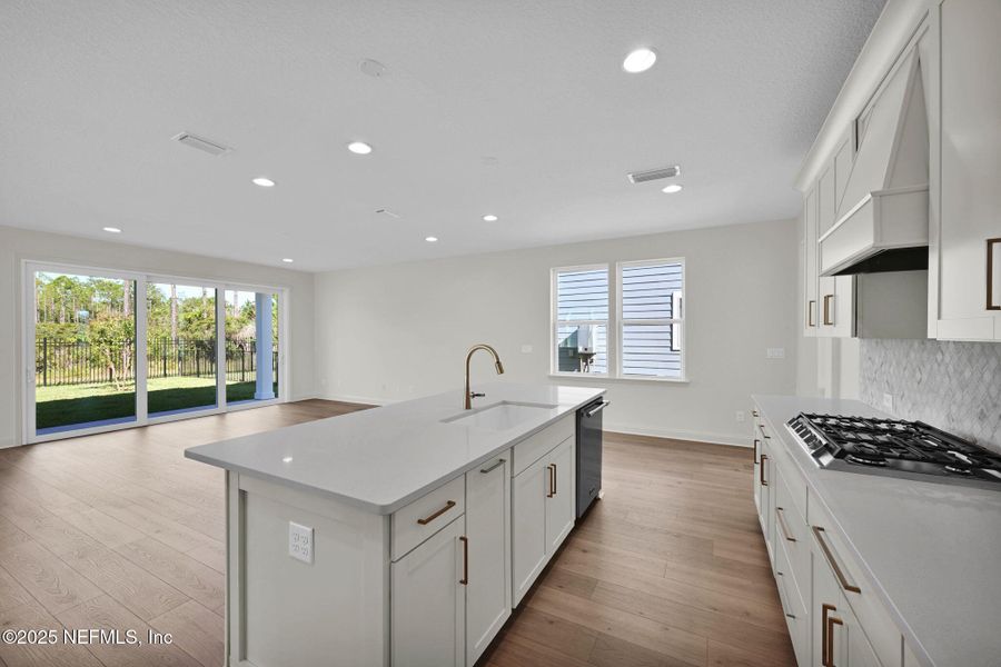 Furnished interior view inside a new home in Crosswinds at Nocatee, Ponte Vedra (Image 5).