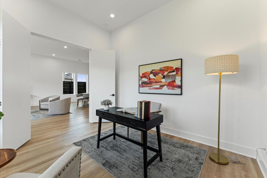 Furnished interior view inside a new home in , Missouri City (Image 8). Furnished interior view inside a new home in , Missouri City (Image 8).