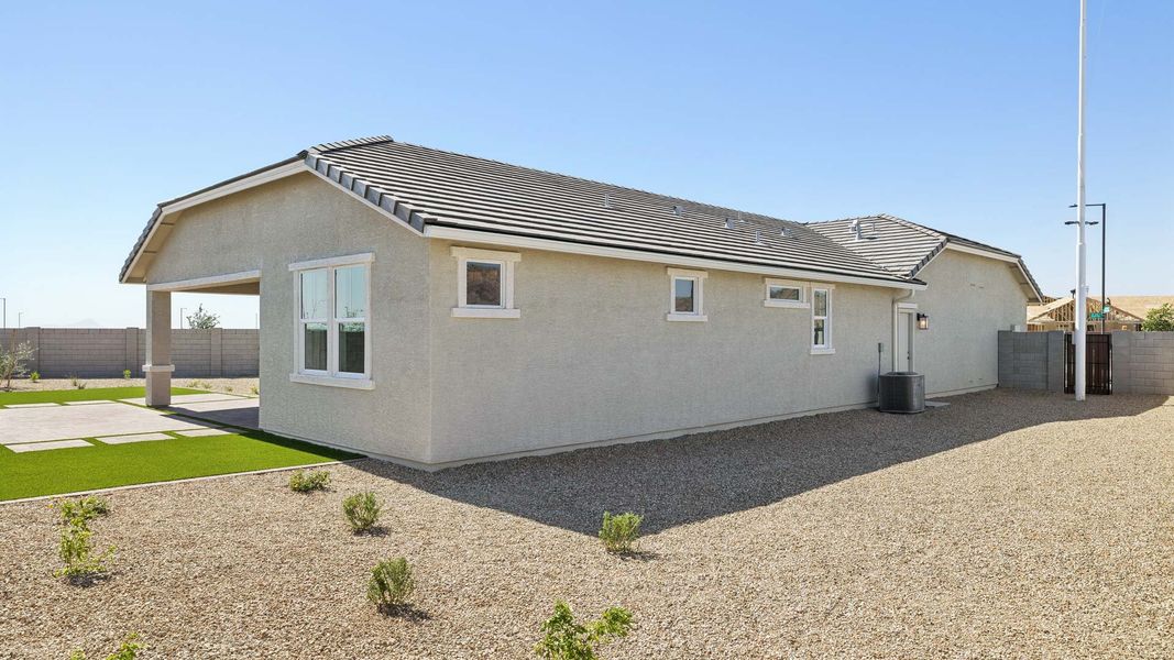 Representative exterior details of a home built from the Dune by D.R. Horton in Westpark, Buckeye (Image 3).