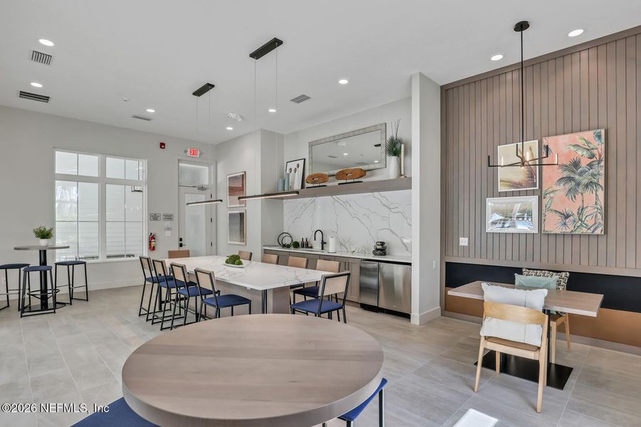 Furnished interior view inside a new home in , St. Johns (Image 9).