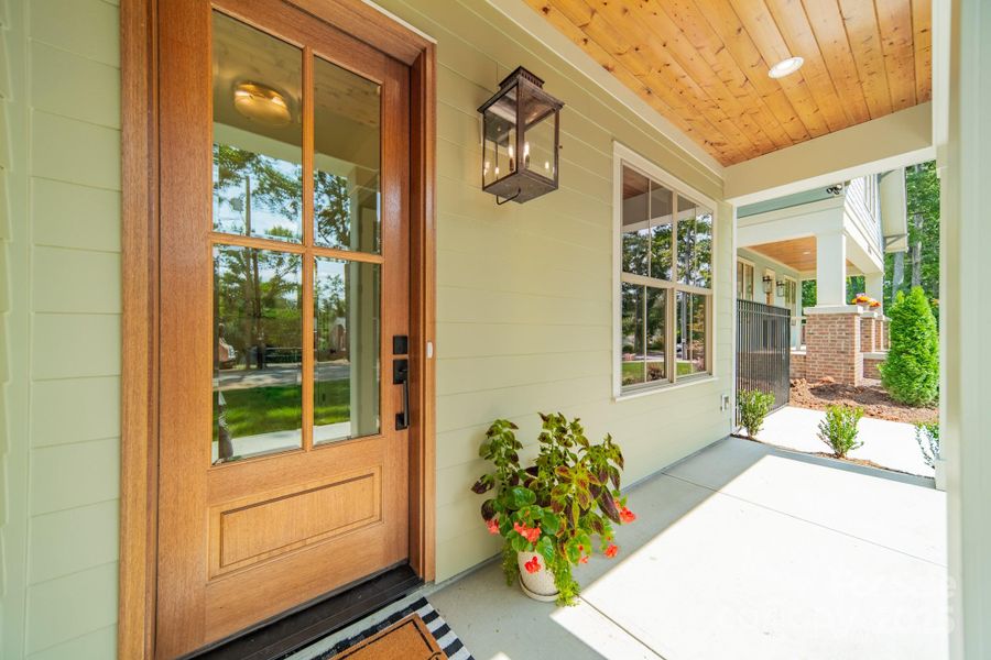 Exterior details and patio area of a home in , Charlotte (Image 27).