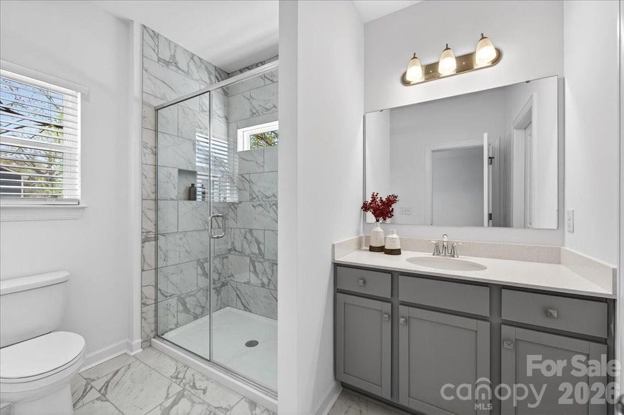 Furnished interior view inside a new home in , Charlotte (Image 13). Furnished interior view inside a new home in , Charlotte (Image 13).