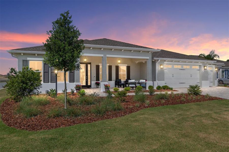 Front exterior of a new home in , Ocala, FL, highlighting curb appeal (Image 26). Front exterior of a new home in , Ocala, FL, highlighting curb appeal (Image 26).