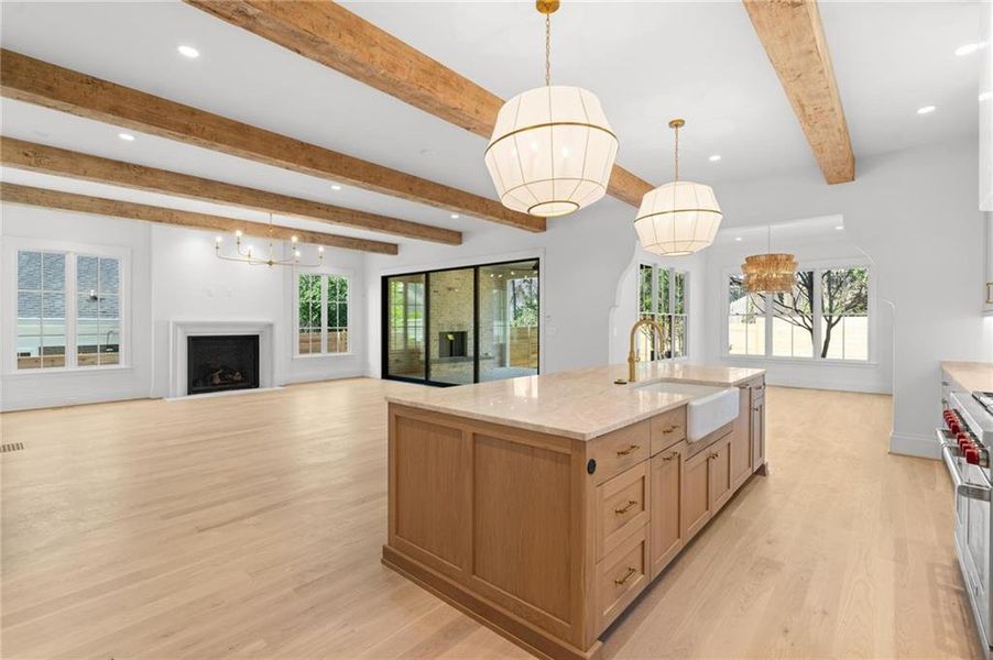 Furnished interior view inside a new home in , Atlanta (Image 7).