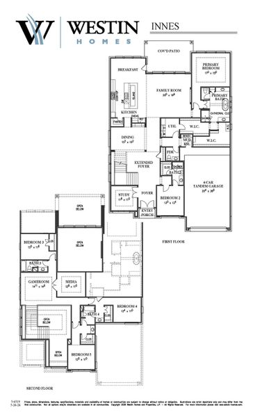 2D floor plan layout of this home in Kresston, Montgomery, TX (Image 4).