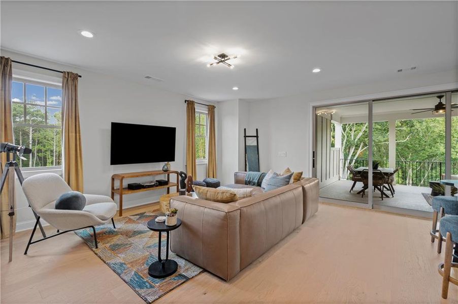 Furnished interior view inside a new home in Laurel View, Suwanee (Image 51).