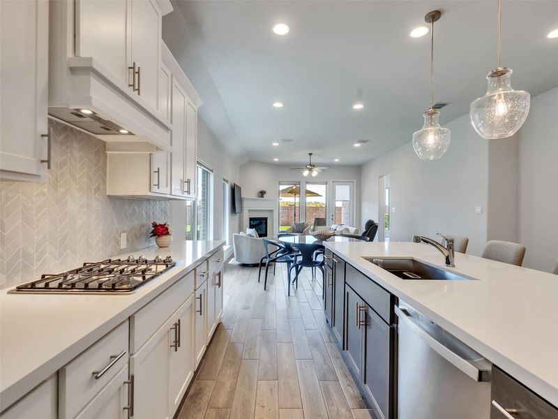 Furnished interior view inside a new home in Marvida, Cypress (Image 28).