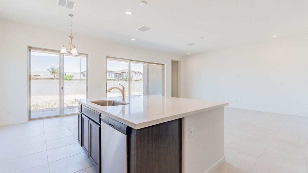 Furnished interior view inside a new home in Hacienda at Estrella, Goodyear (Image 9).