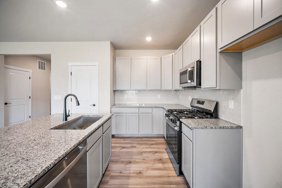 Furnished interior view inside a new home in The Glen, Colorado Springs (Image 8). Furnished interior view inside a new home in The Glen, Colorado Springs (Image 8).
