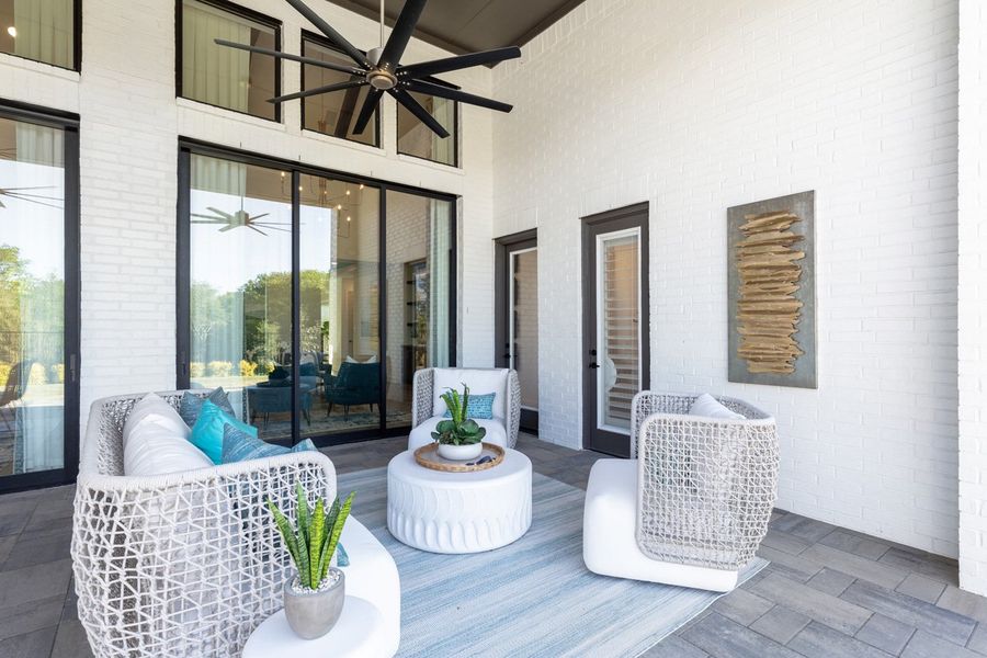 Representative Patio - some options shown