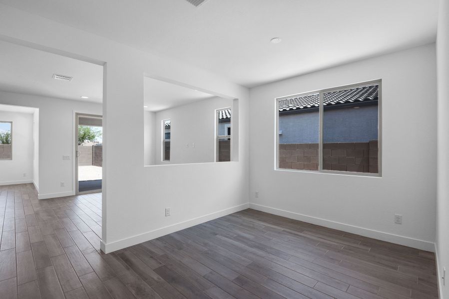 Spacious, unfurnished interior of a new home in CantaMia at Estrella 55+, Goodyear (Image 27).
