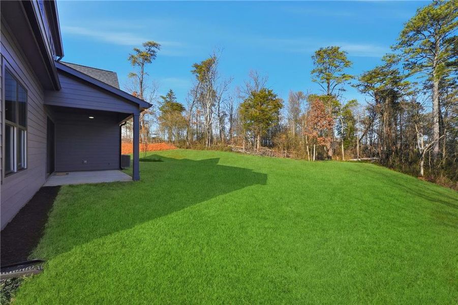 Exterior details and patio area of a home in , Rydal (Image 4).