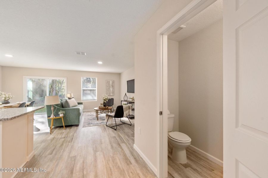 Furnished interior view inside a new home in , Jacksonville (Image 4).