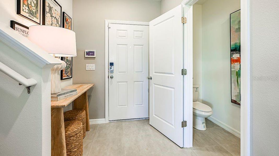 Furnished interior view inside a new home in Waterstone, Groveland (Image 7).