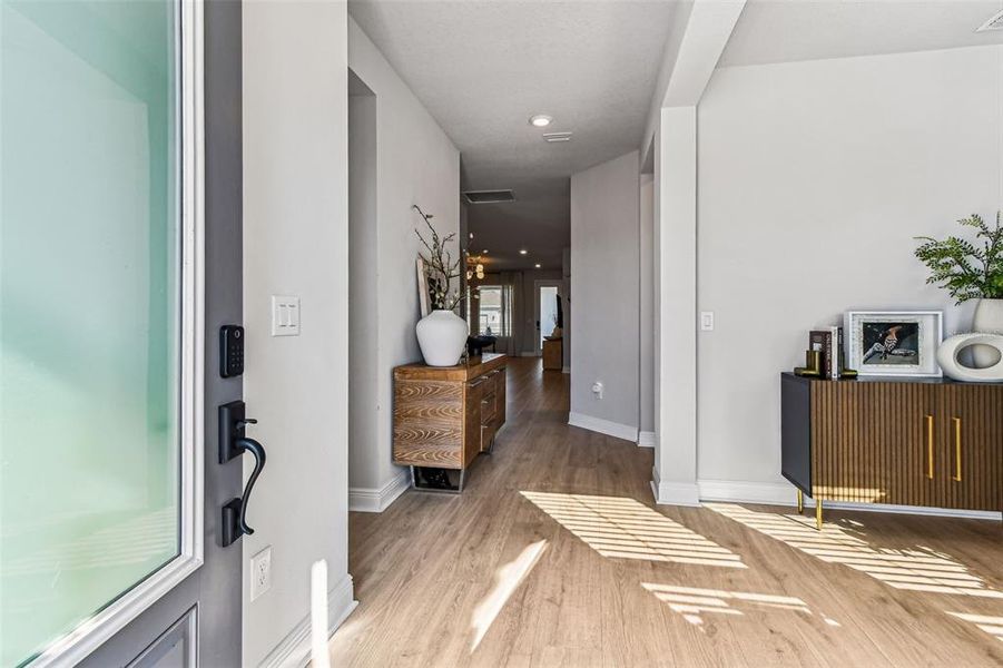 Furnished interior view inside a new home in Persimmon Park - Cottage Series, Wesley Chapel (Image 27). Furnished interior view inside a new home in Persimmon Park - Cottage Series, Wesley Chapel (Image 27).