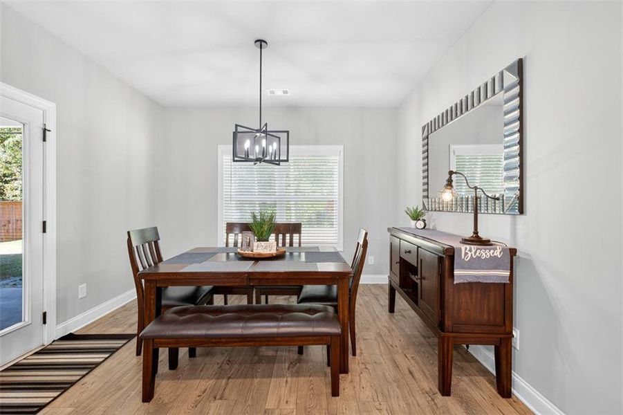 Furnished interior view inside a new home in Calgary Downs, Winder (Image 18). Furnished interior view inside a new home in Calgary Downs, Winder (Image 18).