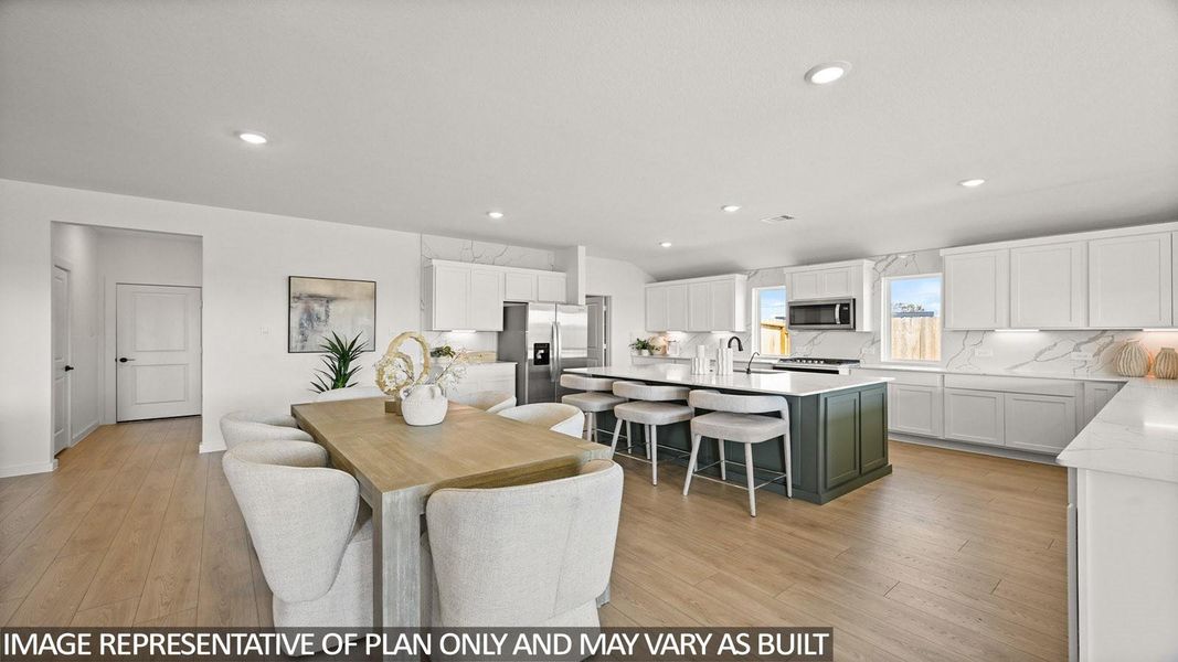 Furnished interior view inside a new home in Riverside Estates, Baytown (Image 10).